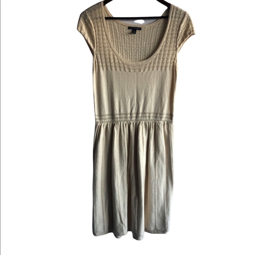 American Eagle Cream Sweater Dress